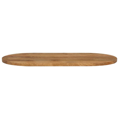Stolní Deska 90 X 40 X 2,5 Cm Oválná Masivní Mangovníkové Dřevo Mangovníkové Dřevo (Dubová Povrchová Úprava)