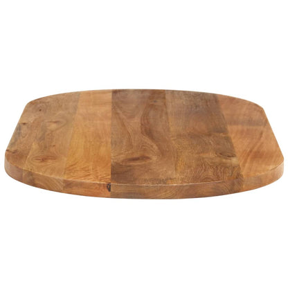 Stolní Deska 90 X 40 X 2,5 Cm Oválná Masivní Mangovníkové Dřevo Mangovníkové Dřevo (Dubová Povrchová Úprava)