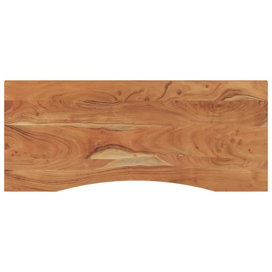 Stolní Deska 110X50X2,5 Cm Obdélníková Masivní Akáciové Dřevo