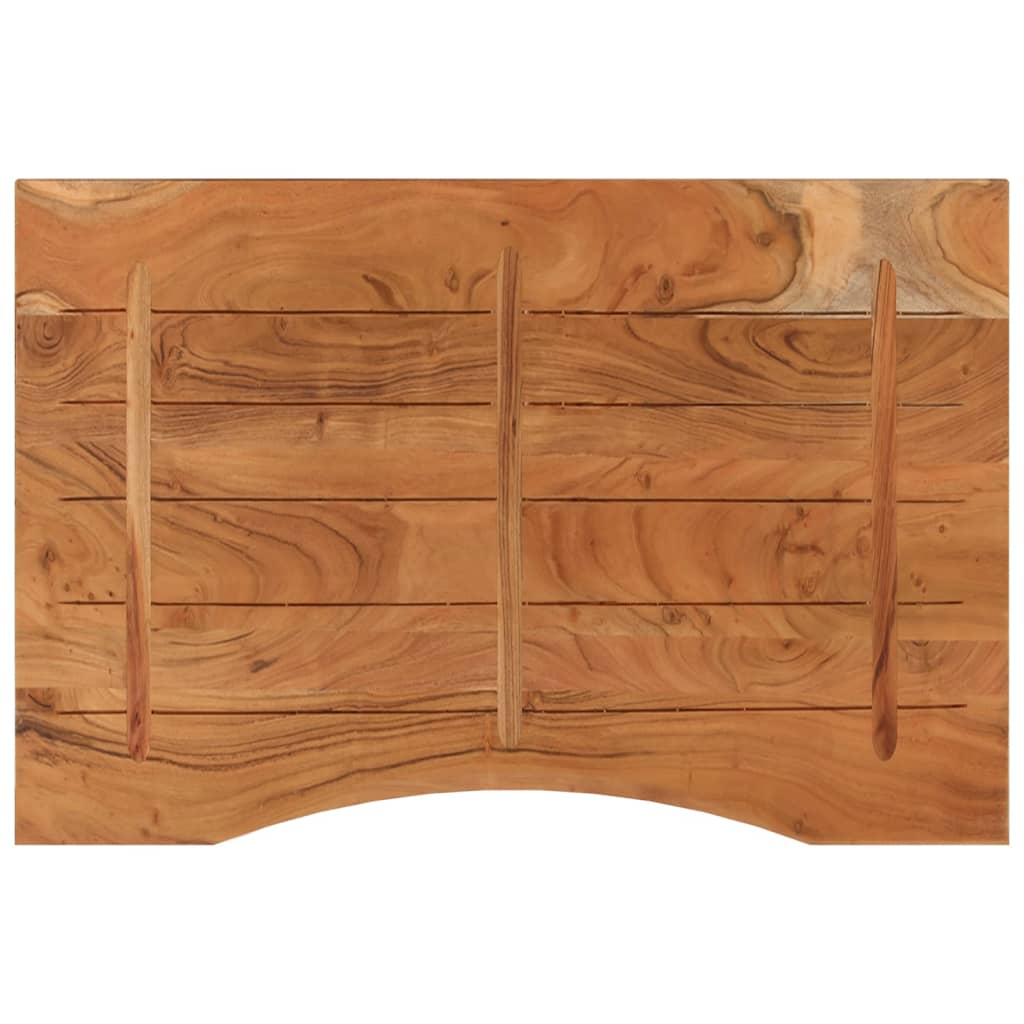 Stolní Deska 100X60X2,5 Cm Obdélníková Masivní Akáciové Dřevo