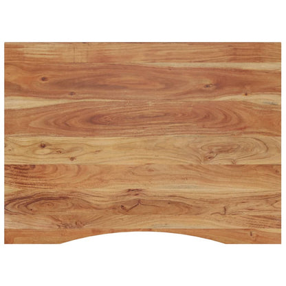 Stolní Deska 100X80X2,5 Cm Obdélníková Masivní Akáciové Dřevo