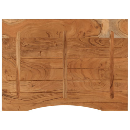 Stolní Deska 100X80X2,5 Cm Obdélníková Masivní Akáciové Dřevo
