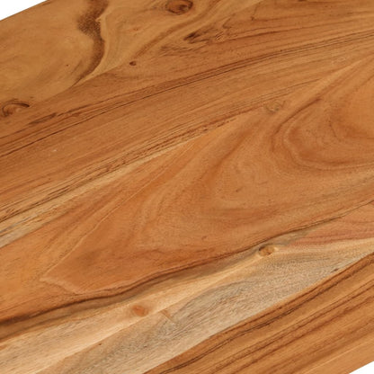 Stolní Deska 100X80X2,5 Cm Obdélníková Masivní Akáciové Dřevo