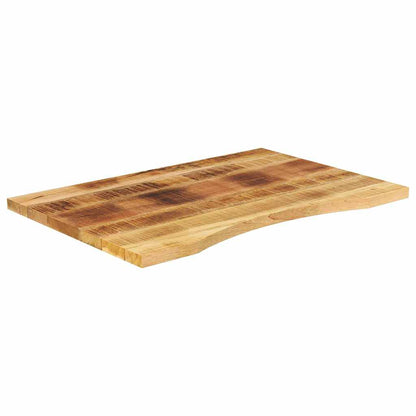 Stolní Deska S Výřezem 100X50X2,5 Cm Masivní Hrubý Mangovník