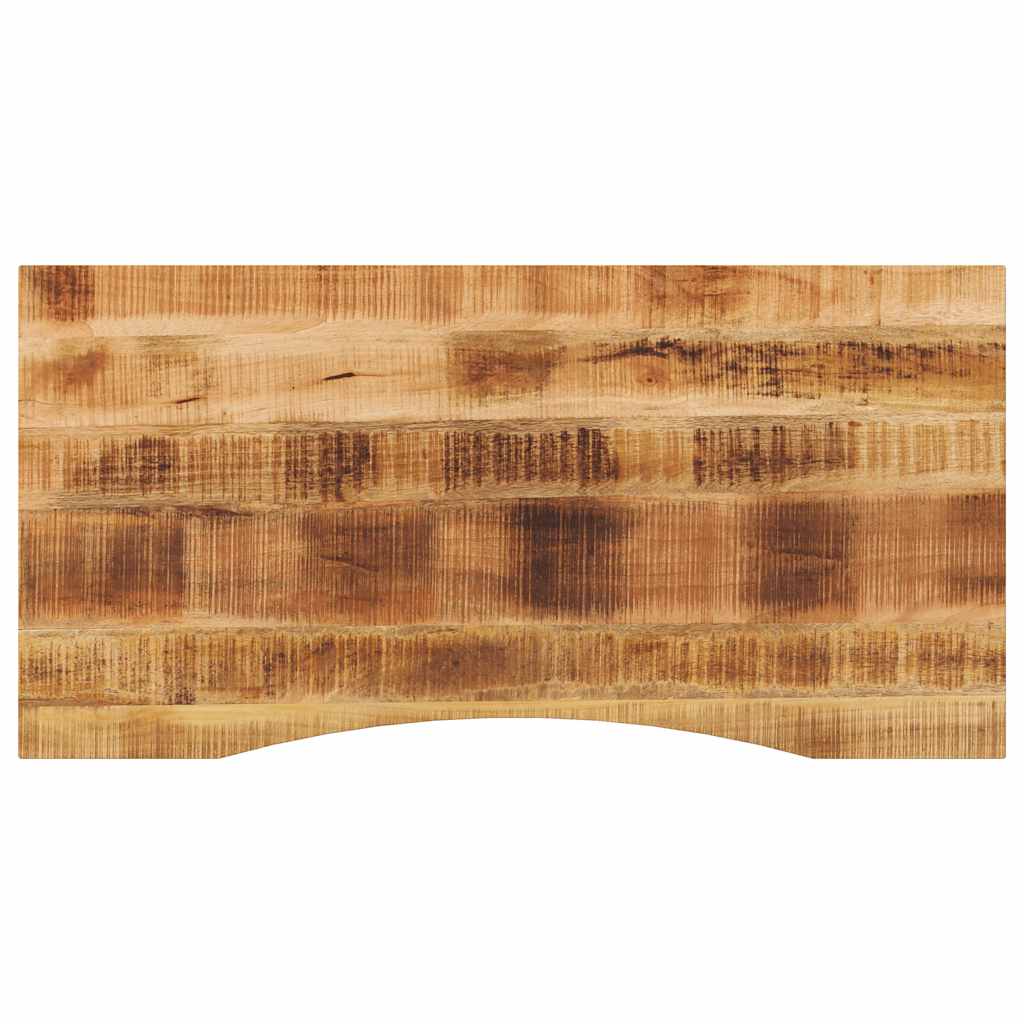 Stolní Deska S Výřezem 120X50X2,5 Cm Masivní Hrubý Mangovník