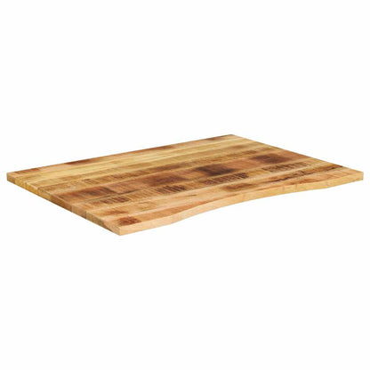 Stolní Deska S Výřezem 100X80X2,5 Cm Masivní Hrubý Mangovník