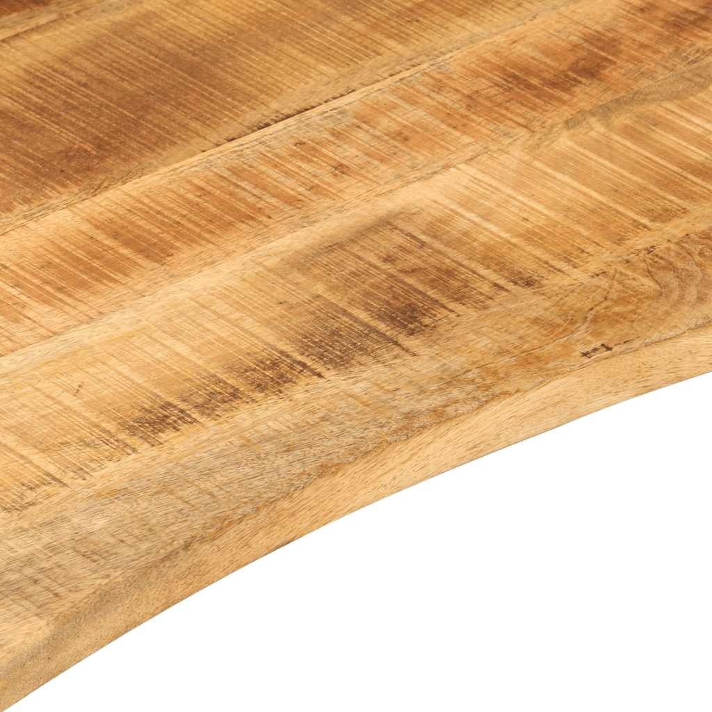 Stolní Deska S Výřezem 100X80X2,5 Cm Masivní Hrubý Mangovník