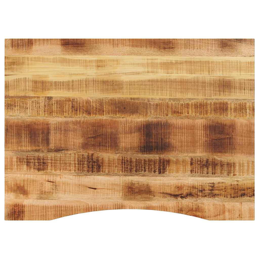 Stolní Deska S Výřezem 110X80X2,5 Cm Masivní Hrubý Mangovník