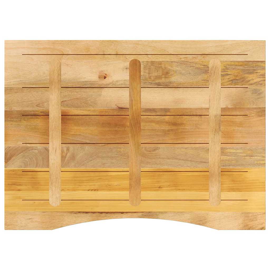 Stolní Deska S Výřezem 110X80X2,5 Cm Masivní Hrubý Mangovník