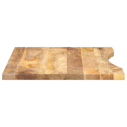 Stolní Deska S Výřezem 80 X 50 X 2,5 Cm Masivní Hrubý Mangovník