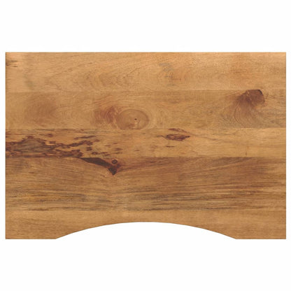 Stolní Deska S Výřezem 90 X 50 X 2,5 Cm Masivní Hrubý Mangovník Dub Sonoma