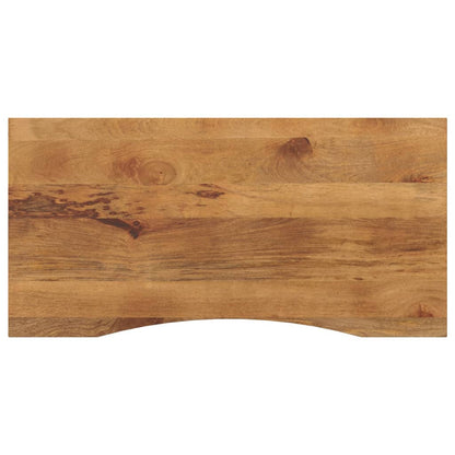 Stolní Deska S Výřezem 120X50X2,5 Cm Masivní Hrubý Mangovník