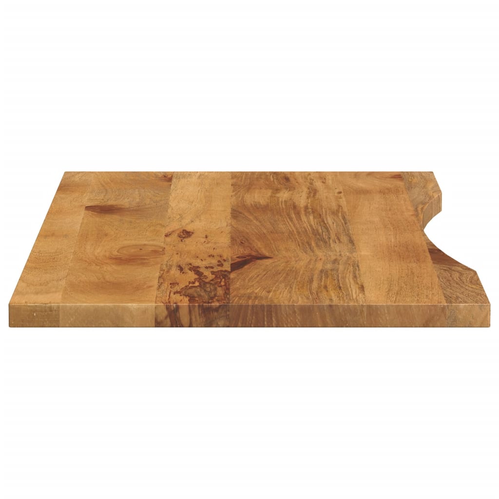 Stolní Deska S Výřezem 120X50X2,5 Cm Masivní Hrubý Mangovník