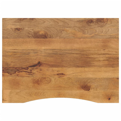 Stolní Deska S Výřezem 100X80X2,5 Cm Masivní Hrubý Mangovník Dub Sonoma