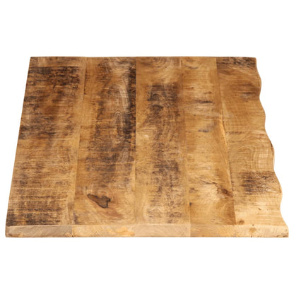 Stolní Deska 140X60X2,5 Cm Živá Hrana Hrubé Mangovníkové Dřevo