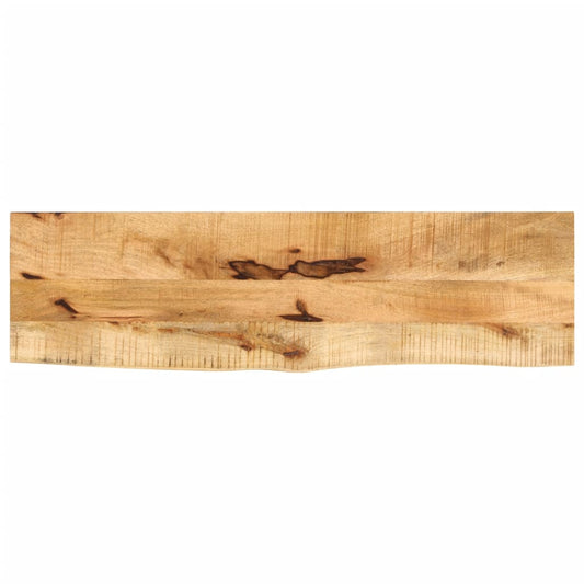 Stolní Deska 110X30X3,8 Cm Živá Hrana Hrubé Mangovníkové Dřevo