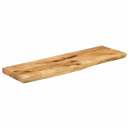 Stolní Deska 110X30X3,8 Cm Živá Hrana Hrubé Mangovníkové Dřevo