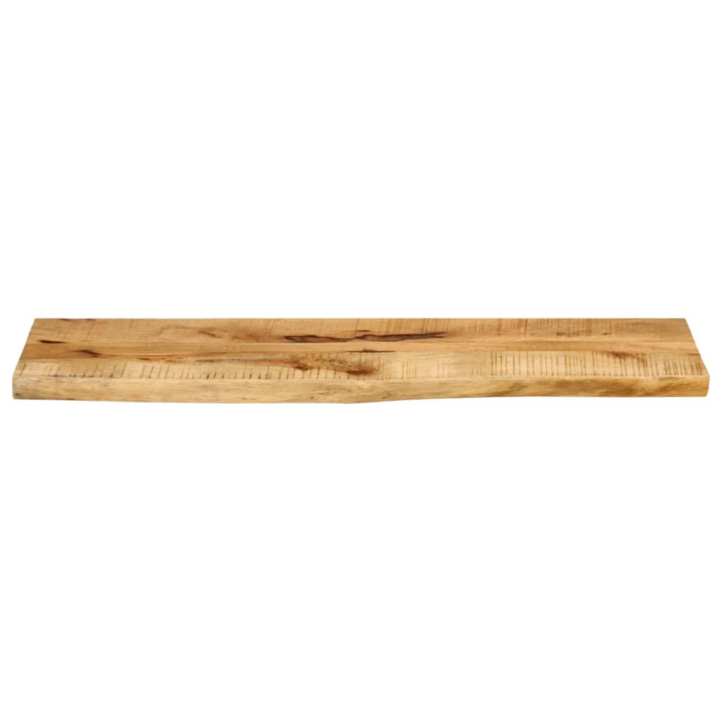 Stolní Deska 120X40X3,8 Cm Živá Hrana Hrubé Mangovníkové Dřevo