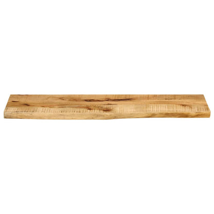 Stolní Deska 120X40X3,8 Cm Živá Hrana Hrubé Mangovníkové Dřevo