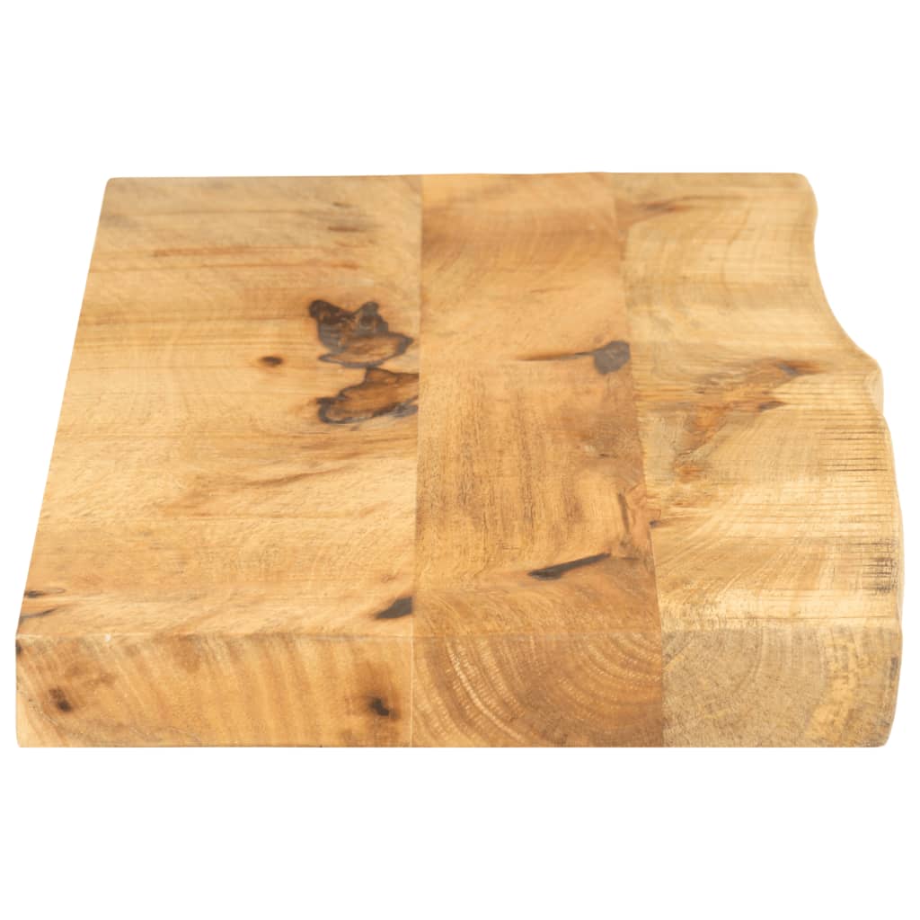 Stolní Deska 120X40X3,8 Cm Živá Hrana Hrubé Mangovníkové Dřevo