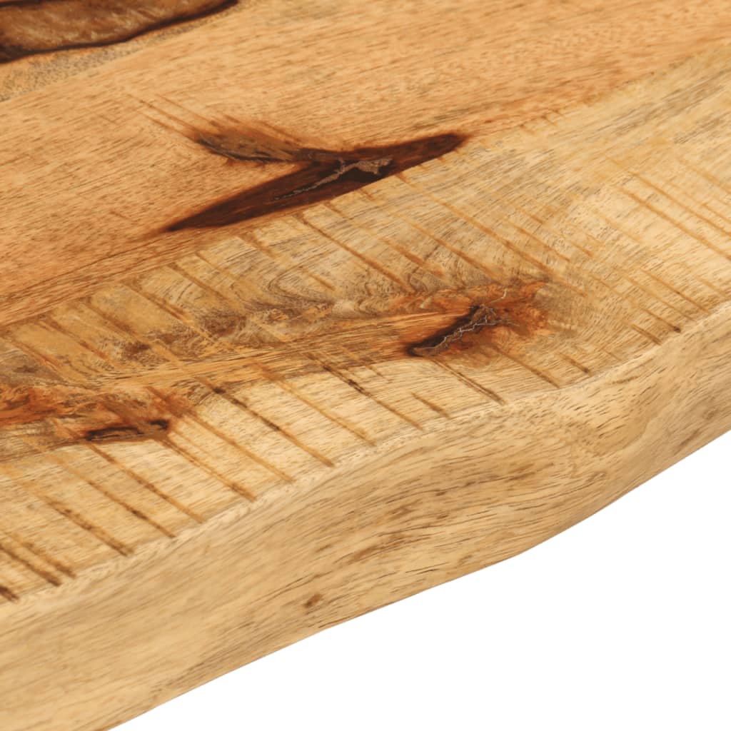 Stolní Deska 120X40X3,8 Cm Živá Hrana Hrubé Mangovníkové Dřevo