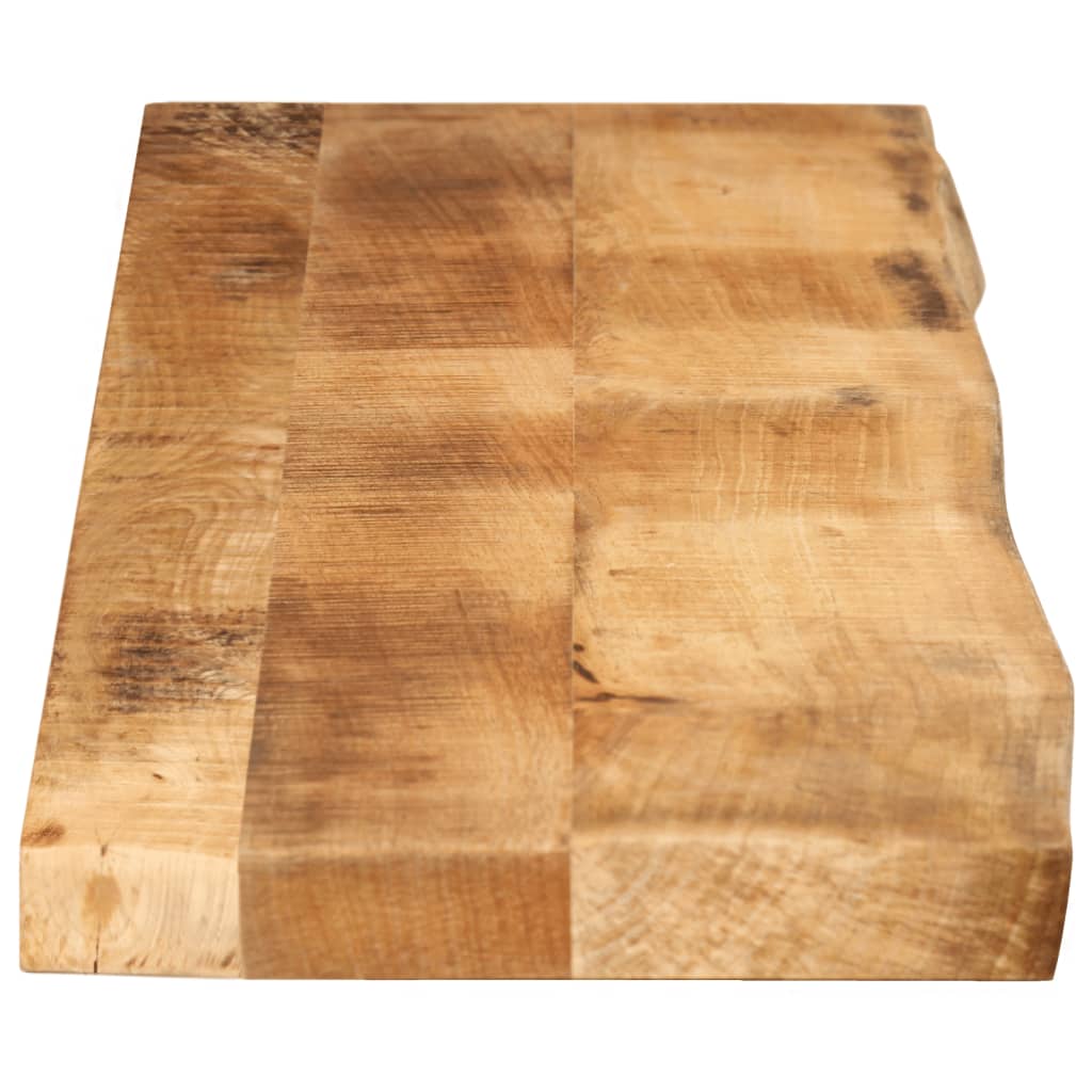 Stolní Deska 180X40X3,8 Cm Živá Hrana Hrubé Mangovníkové Dřevo