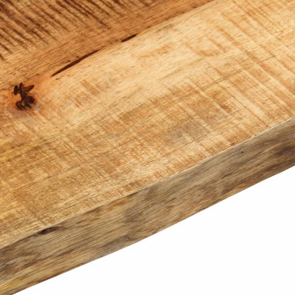 Stolní Deska 180X40X3,8 Cm Živá Hrana Hrubé Mangovníkové Dřevo