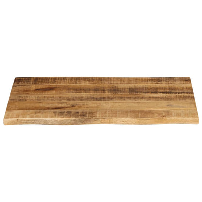 Stolní Deska 70X60X3,8 Cm Živá Hrana Hrubé Mangovníkové Dřevo
