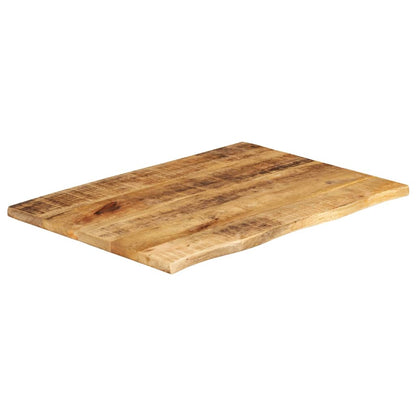 Stolní Deska 80X60X3,8 Cm Živá Hrana Hrubé Mangovníkové Dřevo