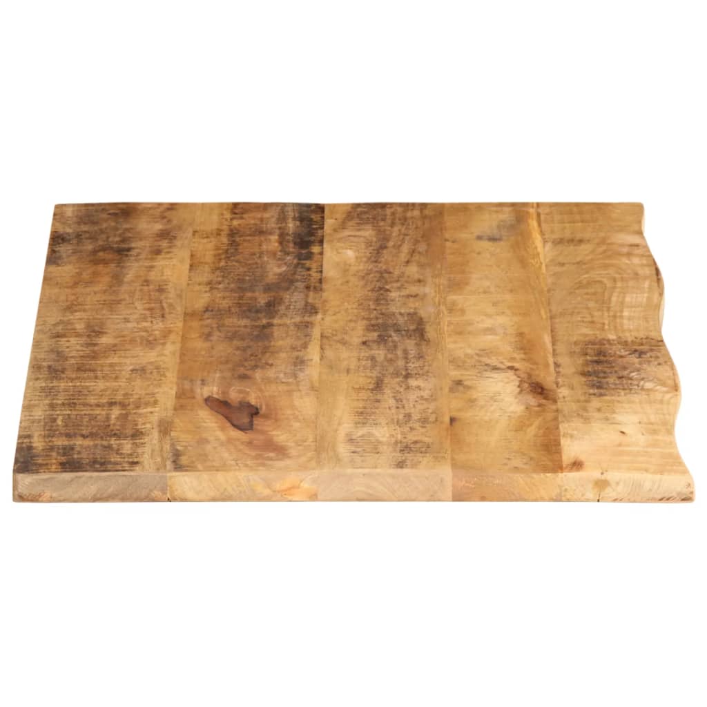 Stolní Deska 80X60X3,8 Cm Živá Hrana Hrubé Mangovníkové Dřevo