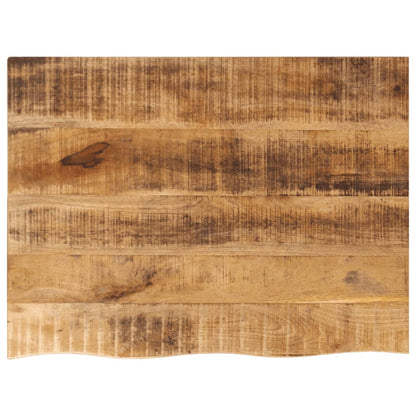 Stolní Deska 90X60X3,8 Cm Živá Hrana Hrubé Mangovníkové Dřevo