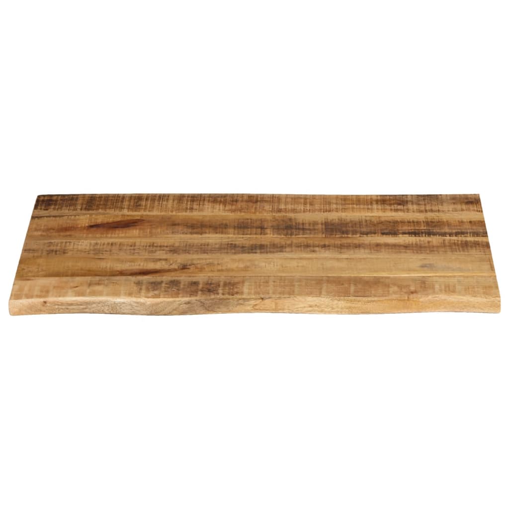 Stolní Deska 90X60X3,8 Cm Živá Hrana Hrubé Mangovníkové Dřevo
