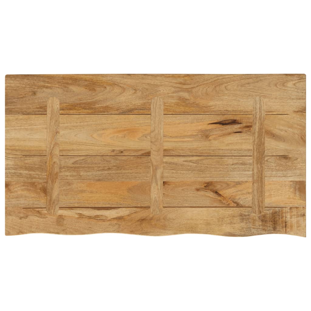 Stolní Deska 100X60X3,8 Cm Živá Hrana Hrubé Mangovníkové Dřevo
