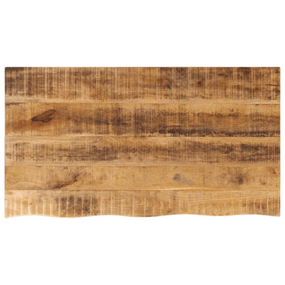 Stolní Deska 120X60X3,8 Cm Živá Hrana Hrubé Mangovníkové Dřevo