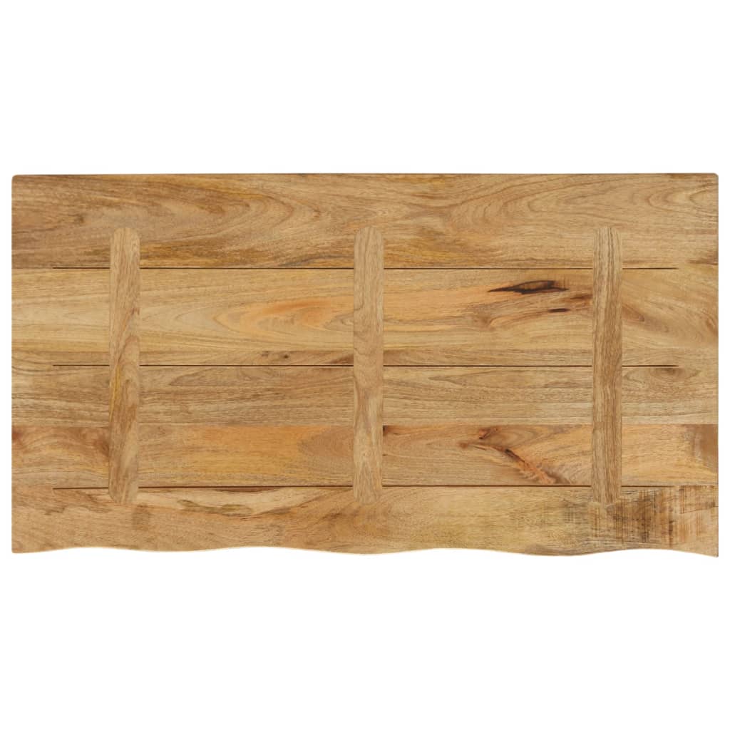 Stolní Deska 120X60X3,8 Cm Živá Hrana Hrubé Mangovníkové Dřevo