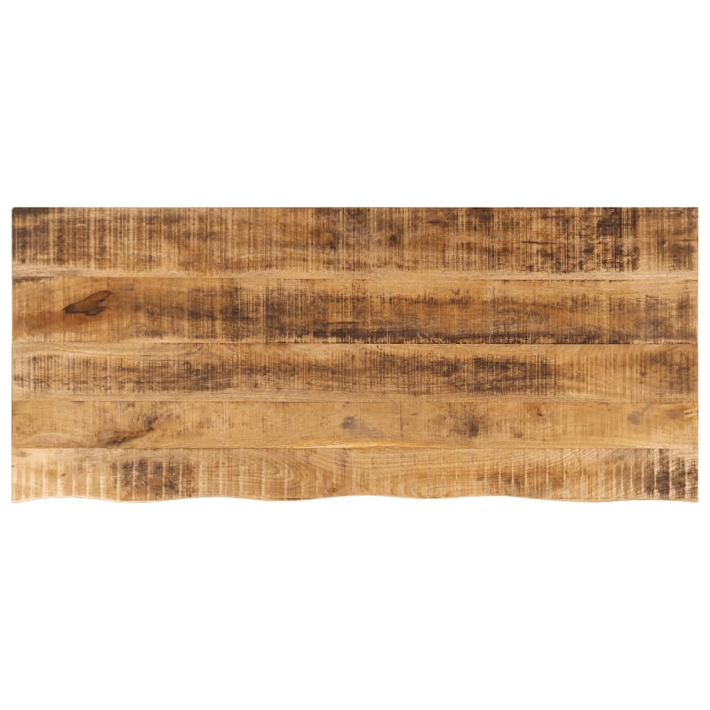 Stolní Deska 140X60X3,8 Cm Živá Hrana Hrubé Mangovníkové Dřevo