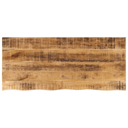 Stolní Deska 140X60X3,8 Cm Živá Hrana Hrubé Mangovníkové Dřevo