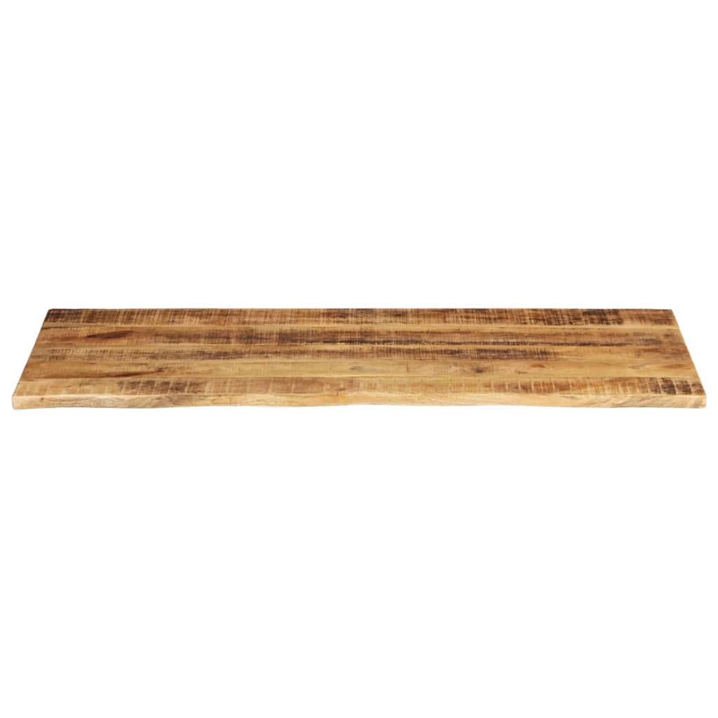 Stolní Deska 140X60X3,8 Cm Živá Hrana Hrubé Mangovníkové Dřevo