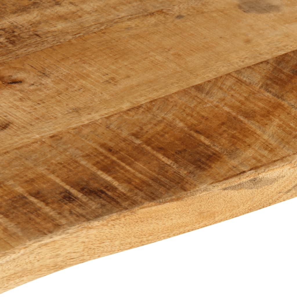 Stolní Deska 140X60X3,8 Cm Živá Hrana Hrubé Mangovníkové Dřevo