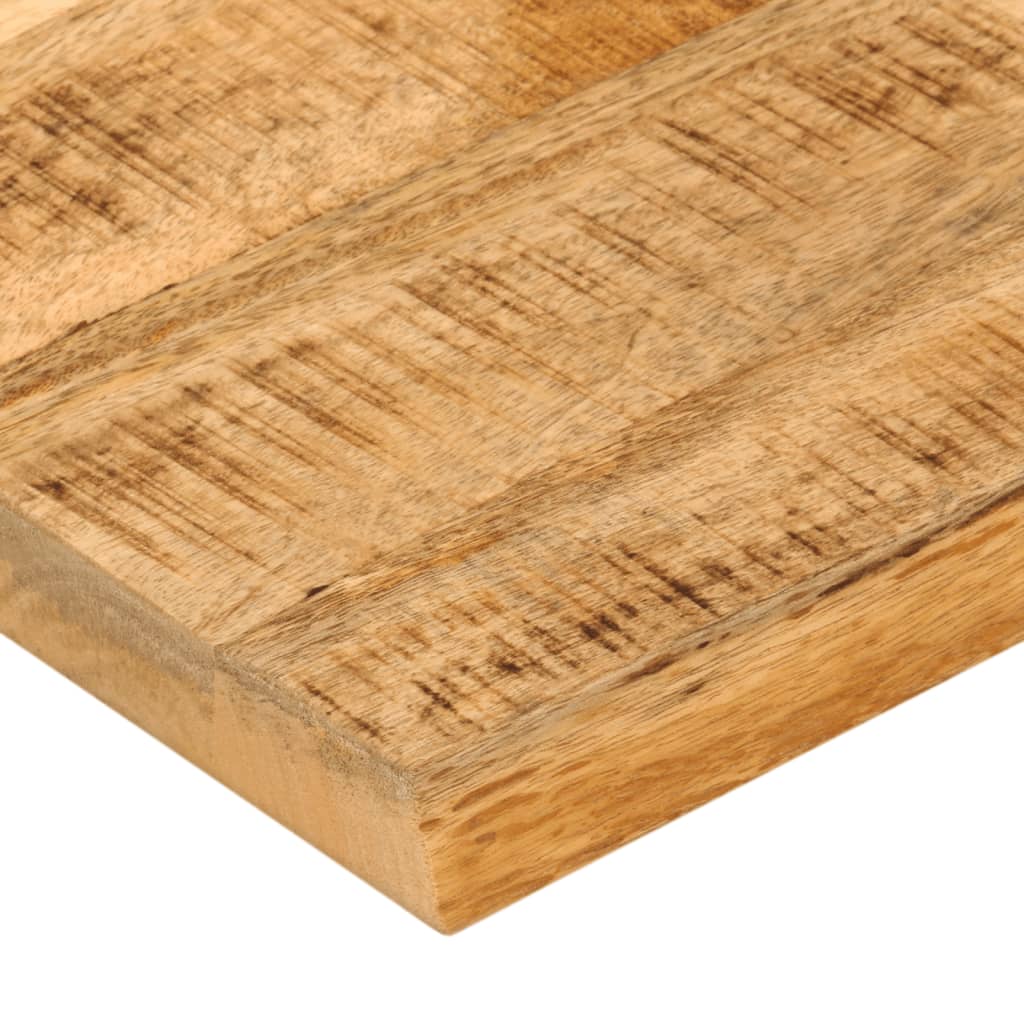 Stolní Deska 80X80X3,8 Cm Živá Hrana Hrubé Mangovníkové Dřevo