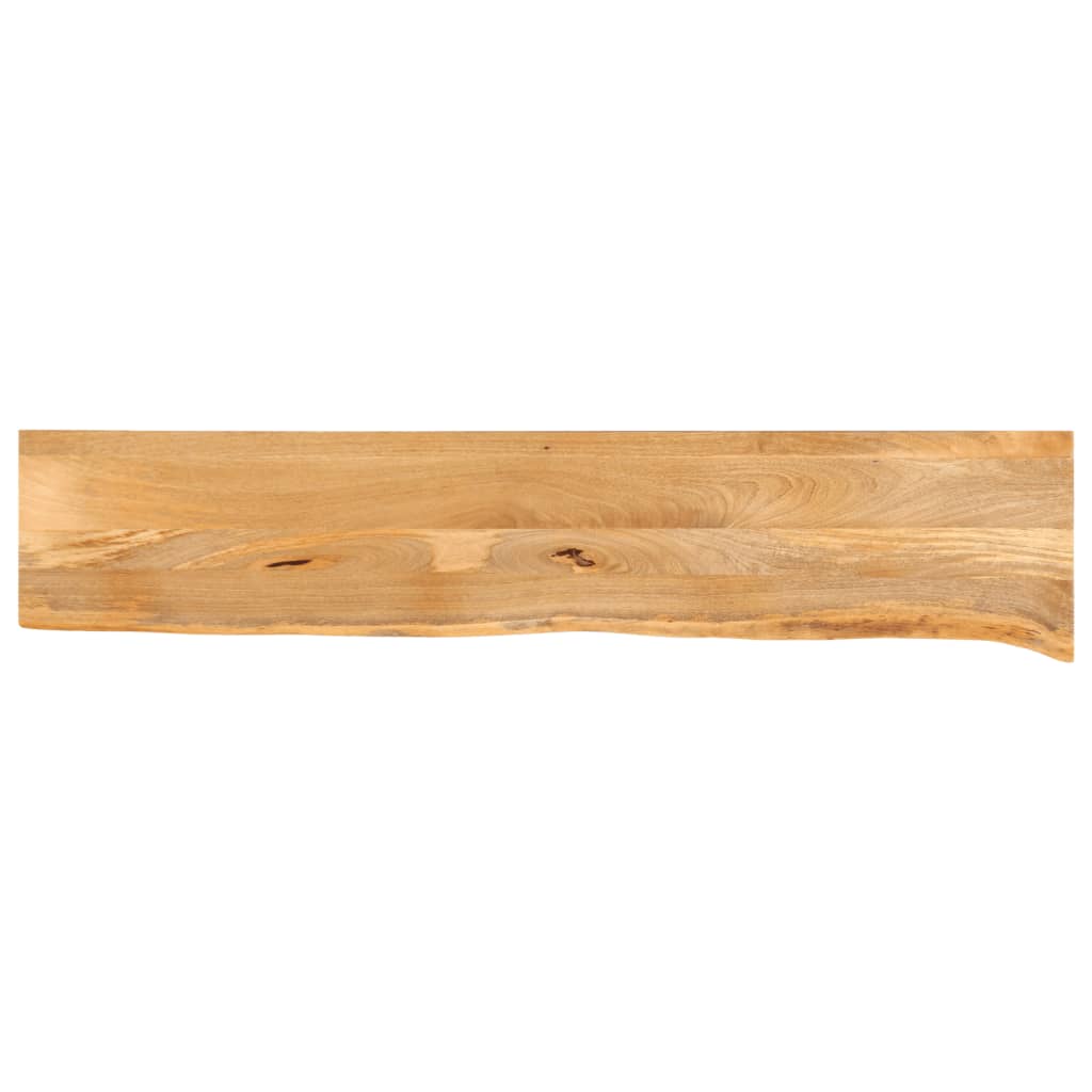 Stolní Deska 120X40X3,8 Cm Obdélník Masivní Akácie Živá Hrana Přírodní