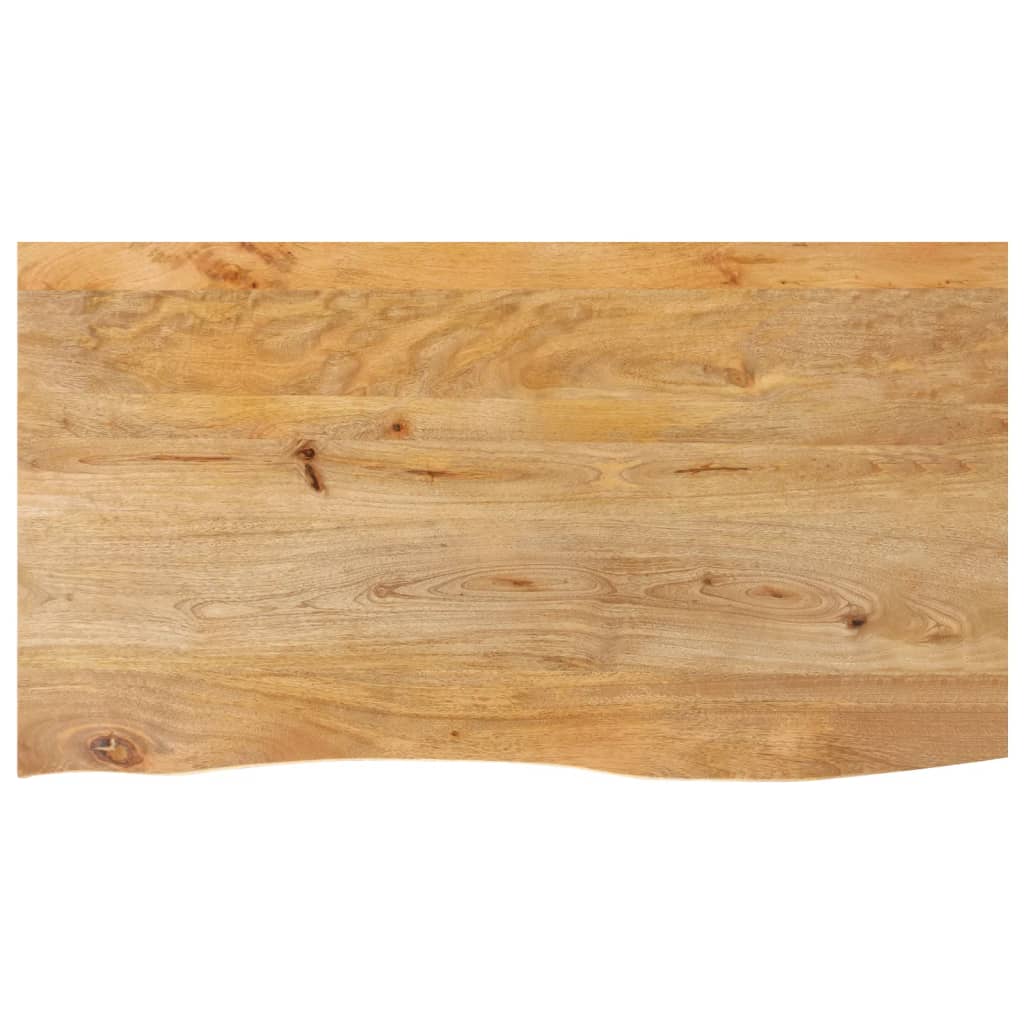 Stolní Deska 120X40X3,8 Cm Obdélník Masivní Akácie Živá Hrana Přírodní