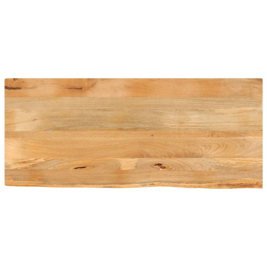 Stolní Deska 120X40X3,8 Cm Obdélník Masivní Akácie Živá Hrana Přírodní