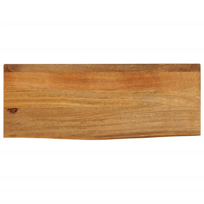Stolní Deska Živá Hrana 70 X 30 X 3,8 Cm Masivní Mangovník Dubový Povrch