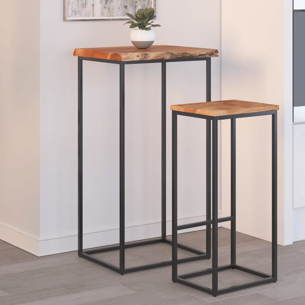 Stolní Deska 50X40X3,8 Cm Obdélníková Masivní Akácie Živá Hrana Akáciové Dřevo (Přírodní)