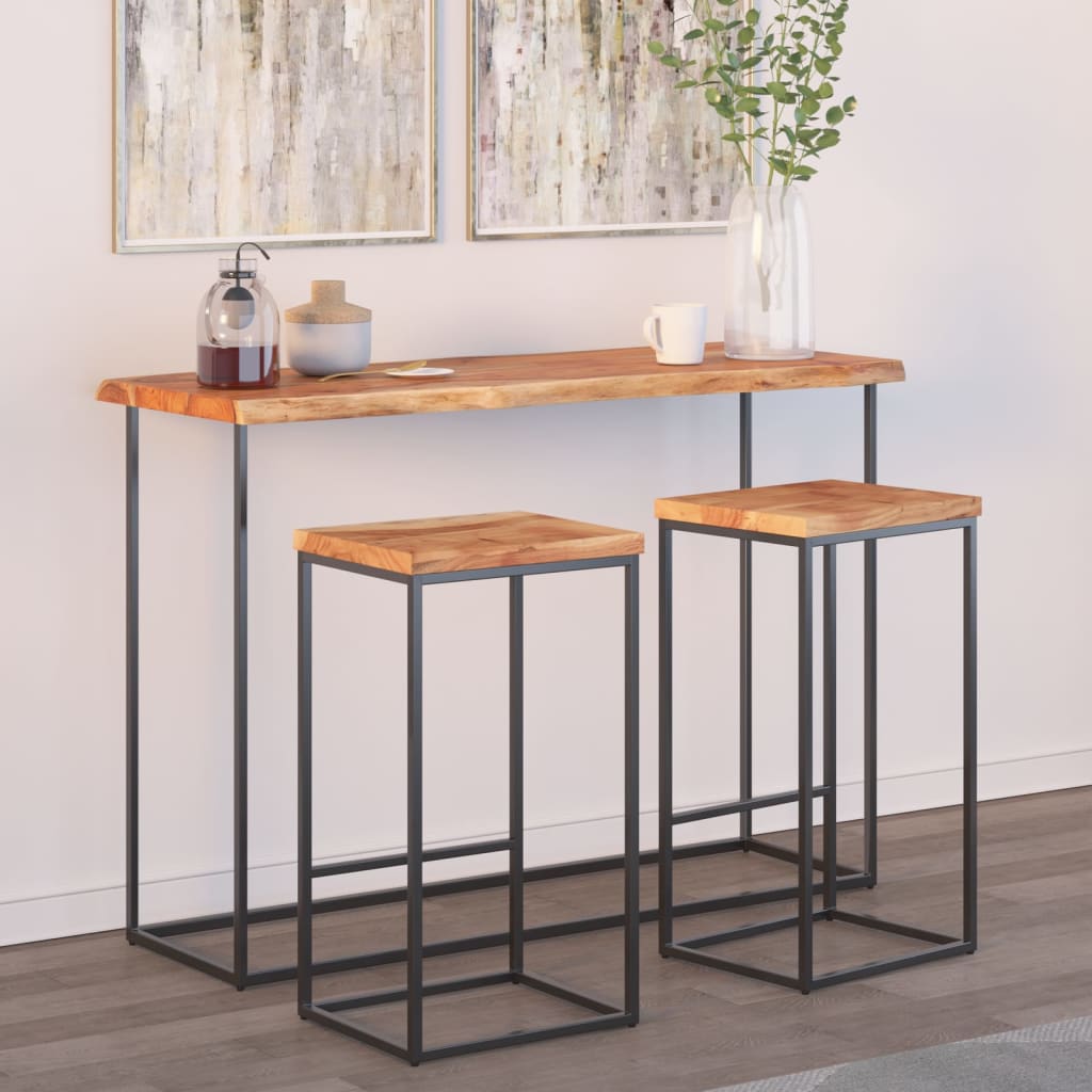 Stolní Deska 50X40X3,8 Cm Obdélníková Masivní Akácie Živá Hrana Akáciové Dřevo (Přírodní)