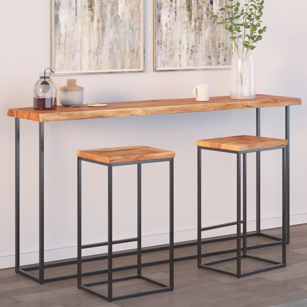 Stolní Deska 50X40X3,8 Cm Obdélníková Masivní Akácie Živá Hrana Akáciové Dřevo (Přírodní)