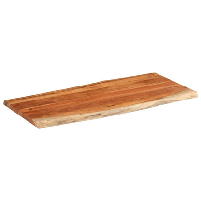 Stolní Deska 140X60X2,5Cm Obdélníková Masivní Akácie Živá Hrana