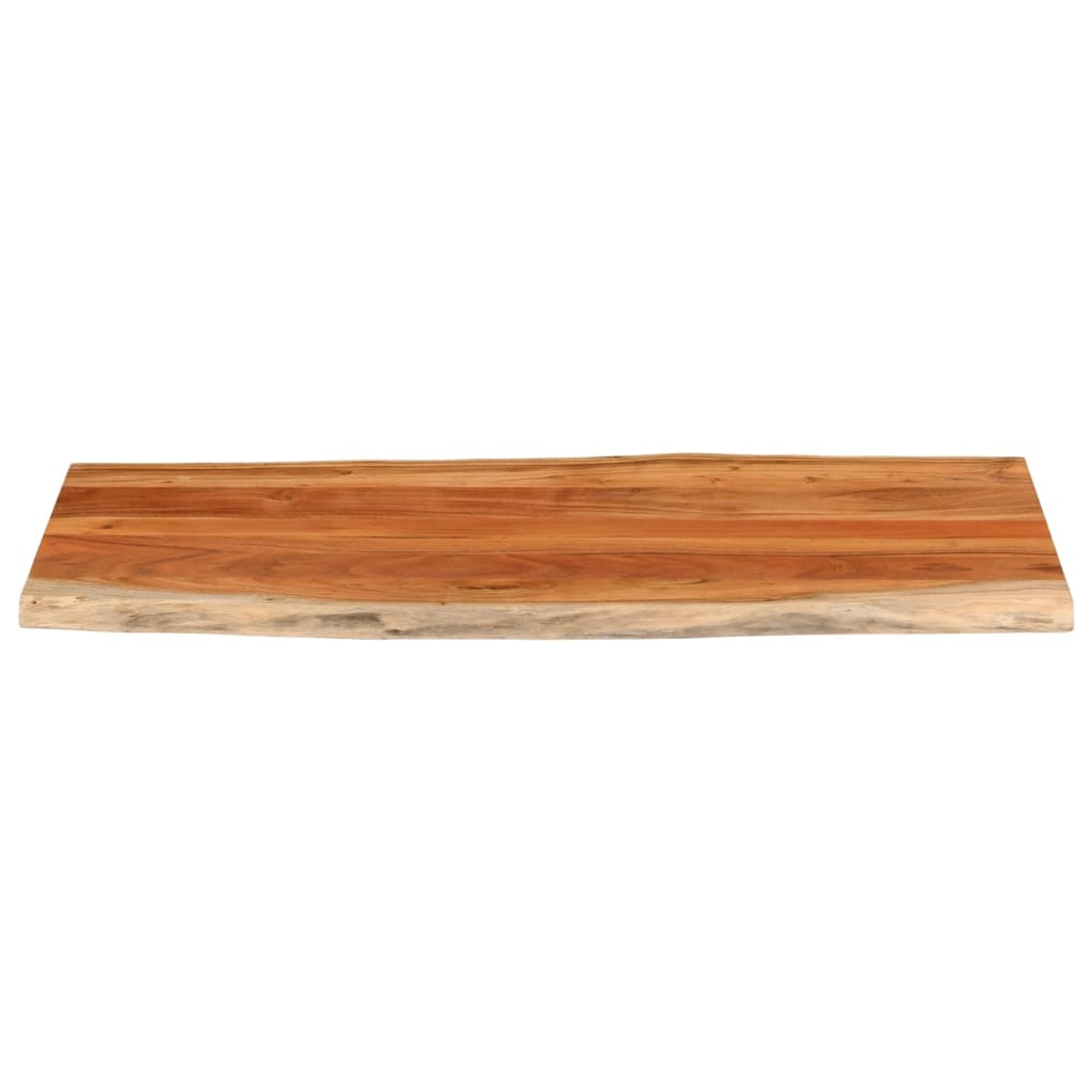 Stolní Deska 140X60X2,5Cm Obdélníková Masivní Akácie Živá Hrana