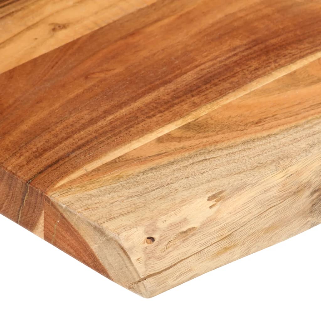 Stolní Deska 140X60X2,5Cm Obdélníková Masivní Akácie Živá Hrana